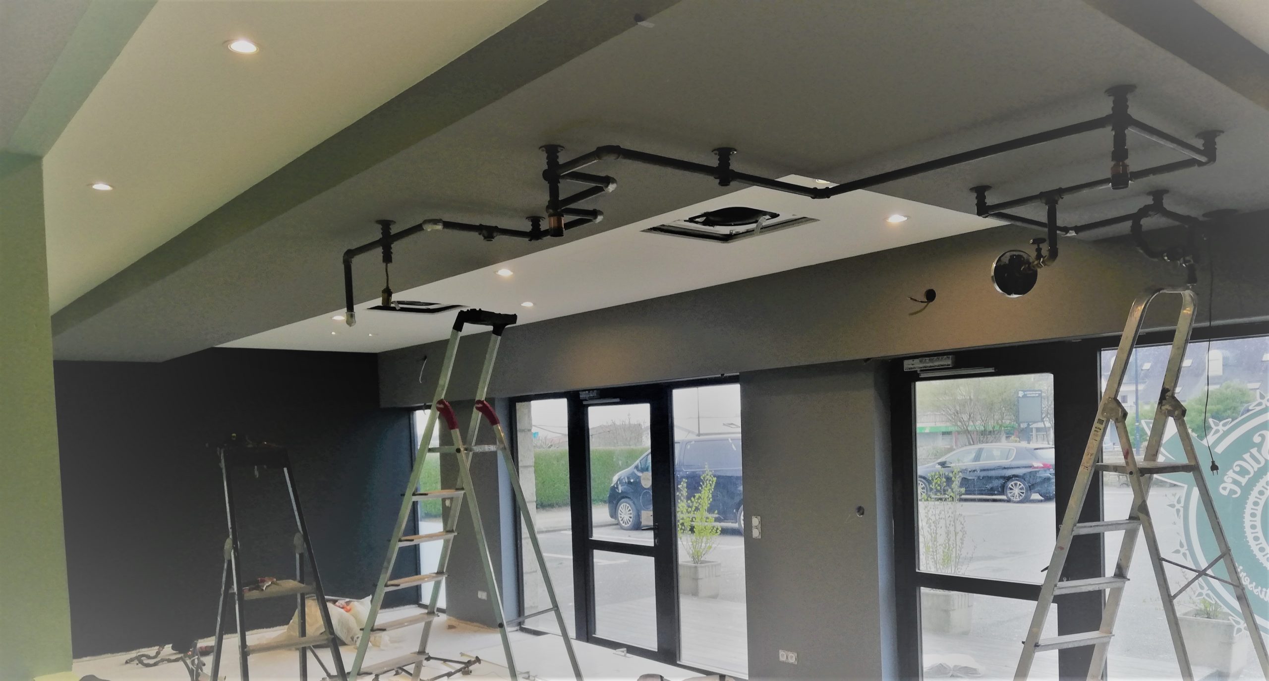 chantier en cours design d'espace, relooking intérieur